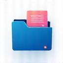 Media Kit Development Icon - folder with documents